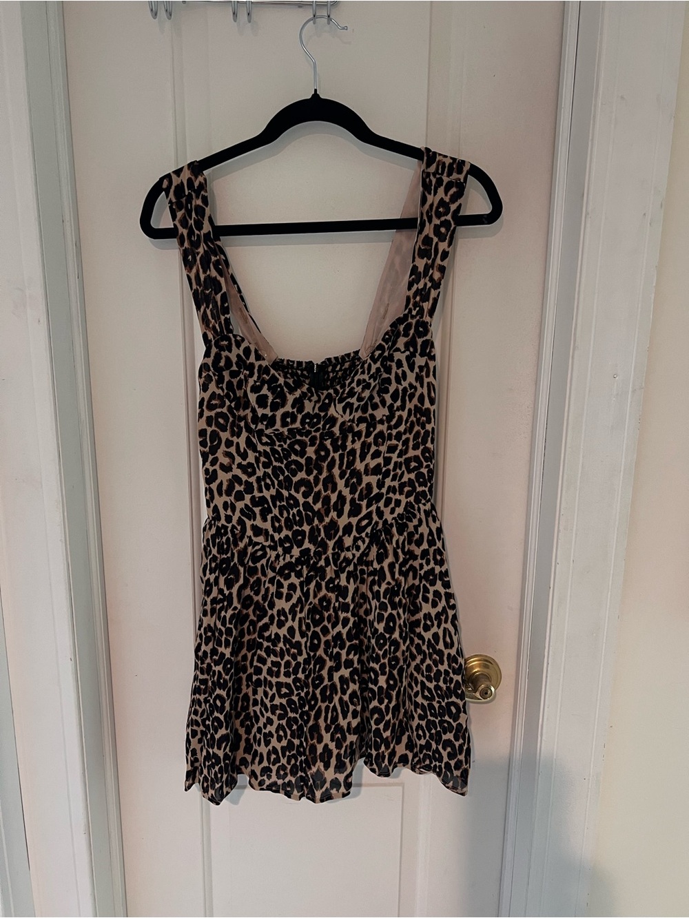 Reformation Taiga Mini Dress in Leo Print - Size 4